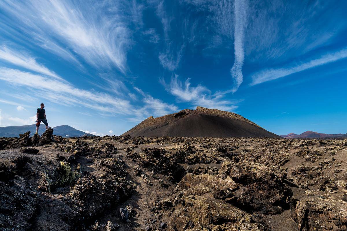 Volcán del Cuervo — intérieur de la caldera