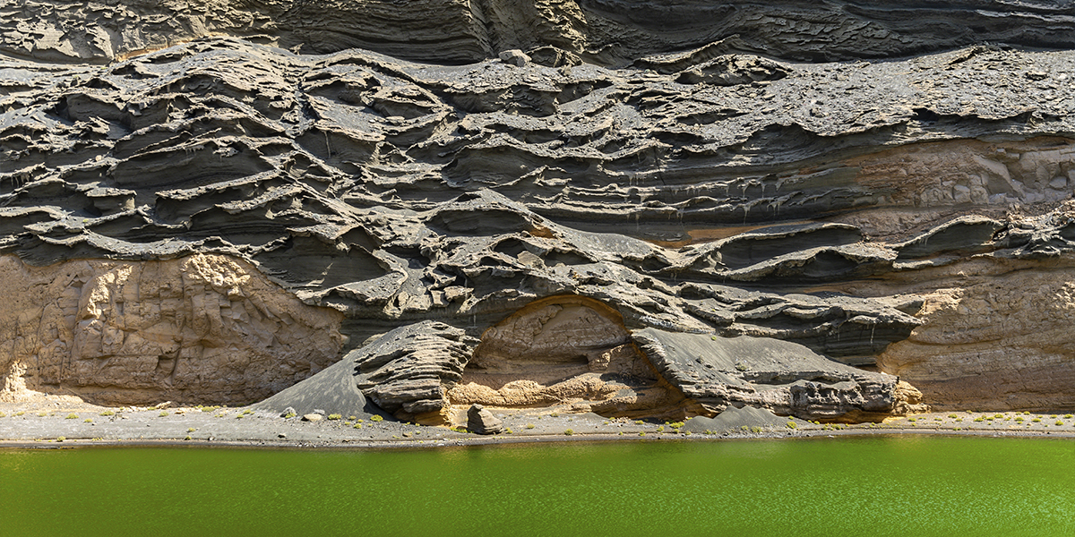 El Golfo — lac vert émeraude Charco de los Clicos